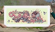 Marvel Kunstdruck Venom: The Symbiote Stroll by Tien Hee 76 x 36 cm - ungerahmt
