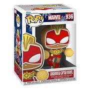 Marvel POP! Vinyl Figur Holiday Captain Marvel 9 cm