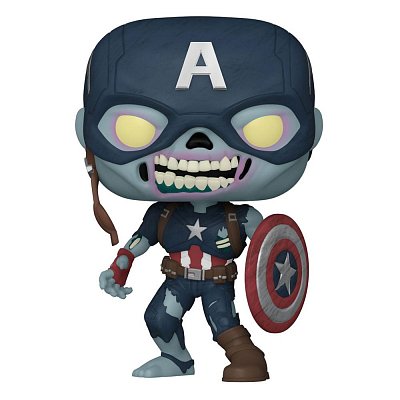 Marvel What If...? POP! TV Vinyl Figur Zombie Captain America 9 cm