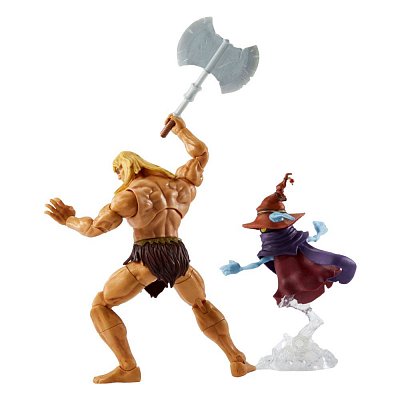 Masters of the Universe: Revelation Masterverse Actionfiguren 2022 Deluxe Savage He-Man & Orko 18 cm