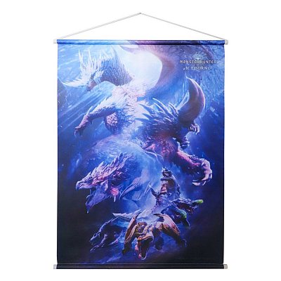 Monster Hunter World: Iceborne Wandrolle Monster Group 64 x 88 cm