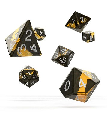 Oakie Doakie Dice Würfel RPG-Set Enclave - Amber (7)