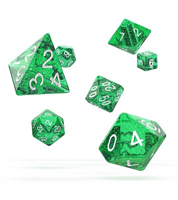 Oakie Doakie Dice Würfel RPG-Set Speckled - Grün (7)