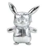 Pokémon 25. Jubiläum Select Plüschfigur Silber Version Pikachu 30 cm