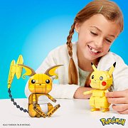 Pokémon Mega Construx Wonder Builders Bauset Pikachu Evolution Trio 13 cm