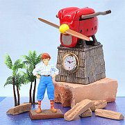 Porco Rosso Tischuhr Fio Piccolo Savoia Late Model 15 cm