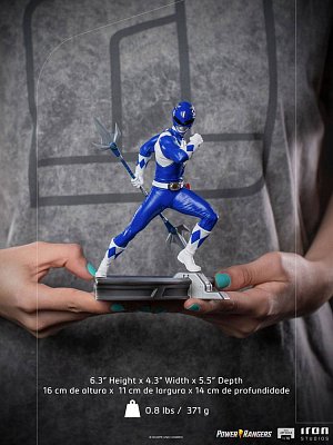 Power Rangers BDS Art Scale Statue 1/10 Blue Ranger 16 cm - Beschädigte Verpackung