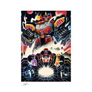 Power Rangers Kunstdruck Mighty Morphin Power Rangers! 46 x 61 cm - ungerahmt