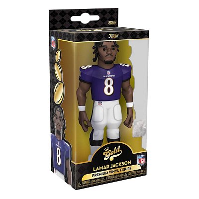 Ravens Vinyl Gold Figuren 13 cm Lamar Jackson Sortiment (6)