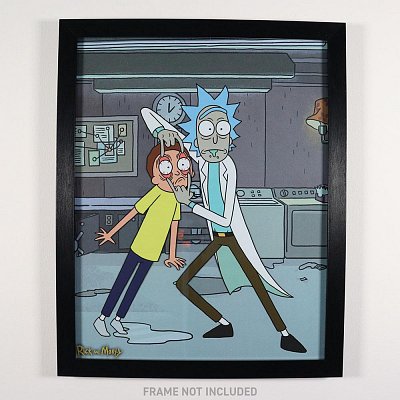 Rick & Morty Kunstdruck Limited Edition Fan-Cel 36 x 28 cm