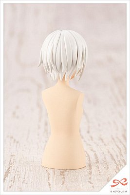 Sousai Shojo Teien Model Kit Zubehör-Set 1/10 After School Short Wigs Type A White & Chocolate Brown