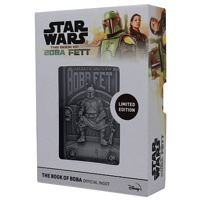 Star Wars Das Buch von Boba Fett Iconic Scene Collection Metallbarren Limited Edition