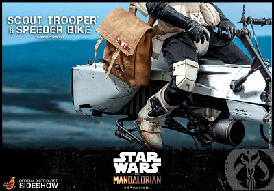 Star Wars The Mandalorian Actionfigur 1/6 Scout Trooper & Speeder Bike 30 cm