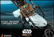 Star Wars The Mandalorian Actionfigur 1/6 Scout Trooper & Speeder Bike 30 cm