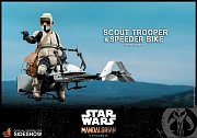 Star Wars The Mandalorian Actionfigur 1/6 Scout Trooper & Speeder Bike 30 cm