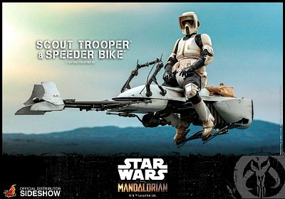 Star Wars The Mandalorian Actionfigur 1/6 Scout Trooper & Speeder Bike 30 cm