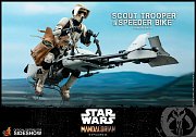 Star Wars The Mandalorian Actionfigur 1/6 Scout Trooper & Speeder Bike 30 cm