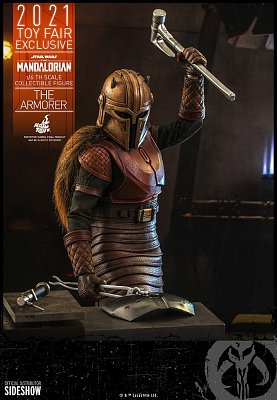 Star Wars The Mandalorian Actionfigur 1/6 The Armorer 2021 Toy Fair Exclusive 29 cm