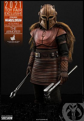 Star Wars The Mandalorian Actionfigur 1/6 The Armorer 2021 Toy Fair Exclusive 29 cm