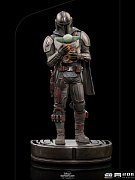 Star Wars The Mandalorian Art Scale Statue 1/10 Mandalorian & Grogu 22 cm