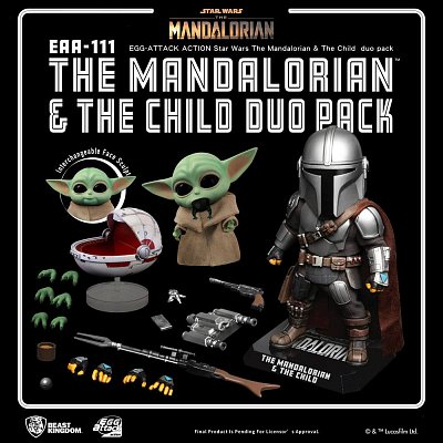 Star Wars The Mandalorian Egg Attack Action Actionfiguren The Mandalorian & The Child 7 - 17 cm