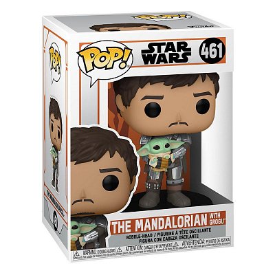 Star Wars The Mandalorian POP! TV Vinyl Figur The Mandalorian & Grogu 9 cm