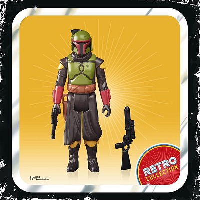 Star Wars The Mandalorian Retro Collection Actionfigur 2022 Boba Fett (Morak) 10 cm - Beschädigte Verpackung