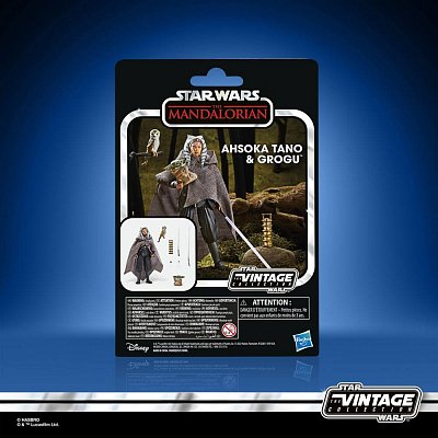 Star Wars: The Mandalorian Vintage Collection Actionfigur 2022 Ahsoka Tano & Grogu 10 cm