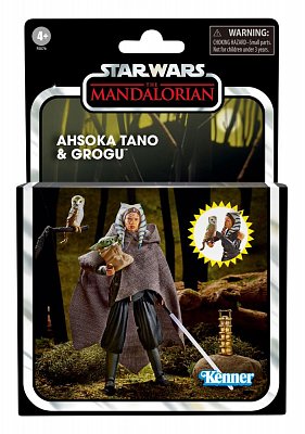 Star Wars: The Mandalorian Vintage Collection Actionfigur 2022 Ahsoka Tano & Grogu 10 cm