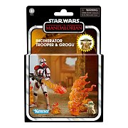 Star Wars: The Mandalorian Vintage Collection Actionfigur 2022 Incinerator Trooper & Grogu 10 cm