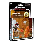 Star Wars: The Mandalorian Vintage Collection Actionfigur 2022 Incinerator Trooper & Grogu 10 cm