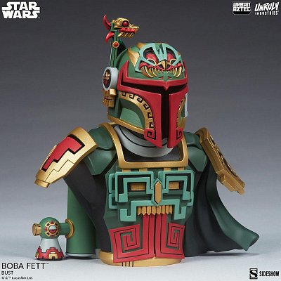 Star Wars Urban Aztec Vinyl Büste Boba Fett by Jesse Hernandez 20 cm