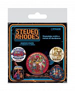 Steven Rhodes Ansteck-Buttons 5er-Pack Collection