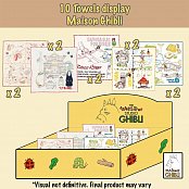 Studio Ghibli Mini-Handtücher 25 x 25 cm Display (10)