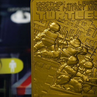 Teenage Mutant Ninja Turtles Metallbarren Limited Edition (vergoldet)