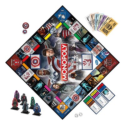 The Falcon and the Winter Soldier Brettspiel Monopoly *Englische Version*