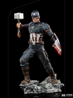 The Infinity Saga BDS Art Scale Statue 1/10 Captain America Ultimate 21 cm