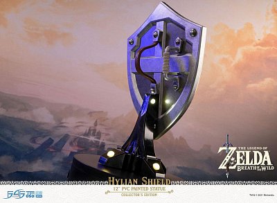 The Legend of Zelda Breath of the Wild PVC Statue Hylian Shield Collector\'s Edition 29 cm - Beschädigte Verpackung