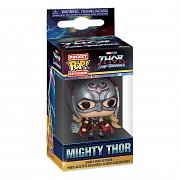 Thor: Love & Thunder Pocket POP! Vinyl Schlüsselanhänger 4 cm Mighty Thor Display (12)