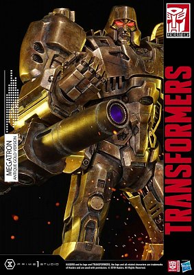 Transformers: G1 Statue Megatron Antique Gold 60 cm