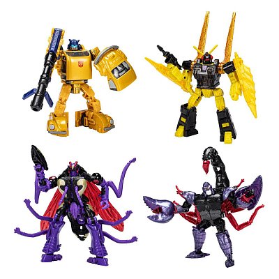 Transformers Generations Legacy Buzzworthy Bumblebee Actionfiguren 4er-Pack Creatures Collide