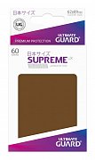 Ultimate Guard Supreme UX Sleeves Japanische Größe Braun (60)