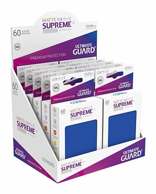 Ultimate Guard Supreme UX Sleeves Japanische Größe Matt Blau (60)