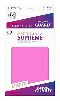 Ultimate Guard Supreme UX Sleeves Japanische Größe Matt Pink (60)