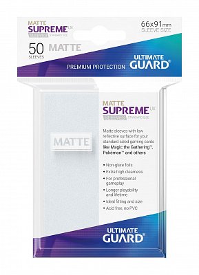 Ultimate Guard Supreme UX Sleeves Standardgröße Matt Frosted (50)