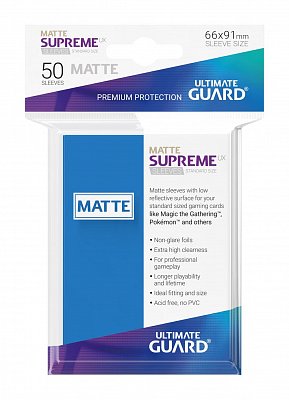 Ultimate Guard Supreme UX Sleeves Standardgröße Matt Königsblau (50)