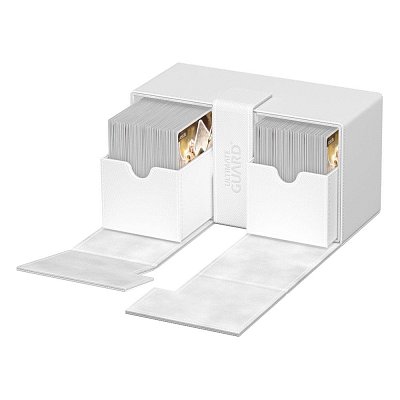 Ultimate Guard Twin Flip`n`Tray 200+ XenoSkin Monocolor Weiß