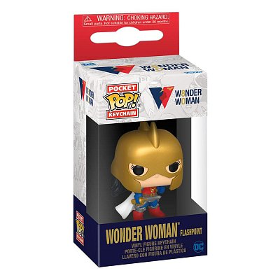 Wonder Woman 80th Anniversary Pocket POP! Vinyl Schlüsselanhänger 4 cm WW (Flashpoint) Display (12)