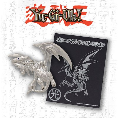 Yu-Gi-Oh! Ansteck-Pin Blue Eyes White Dragon (versilbert)