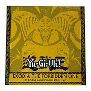 Yu-Gi-Oh! Metallbarren 5er-Set Exodia the Forbidden One Limited Edition (vergoldet)